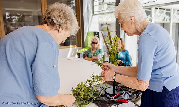 West wickham community flower arranging